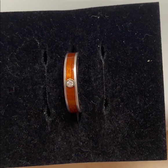 NaHoKu Ring Koa Wood Size 7 - Picture 2 of 4